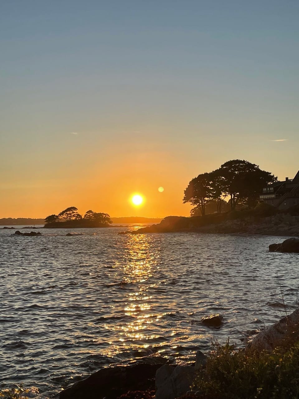 Sunset on the island