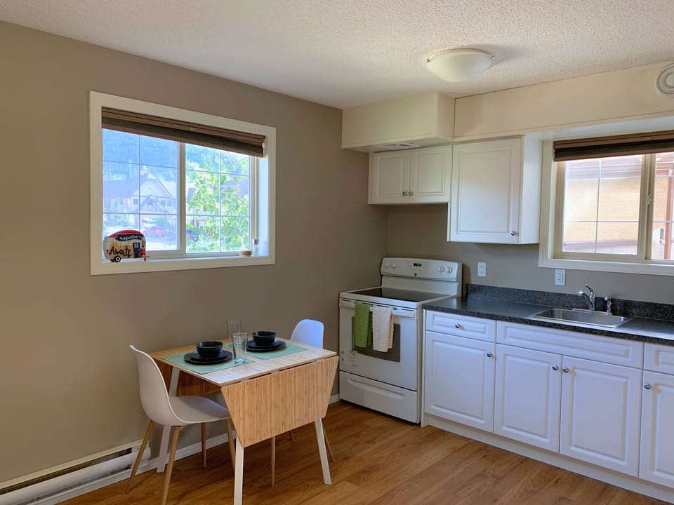 Dining and kitchen area