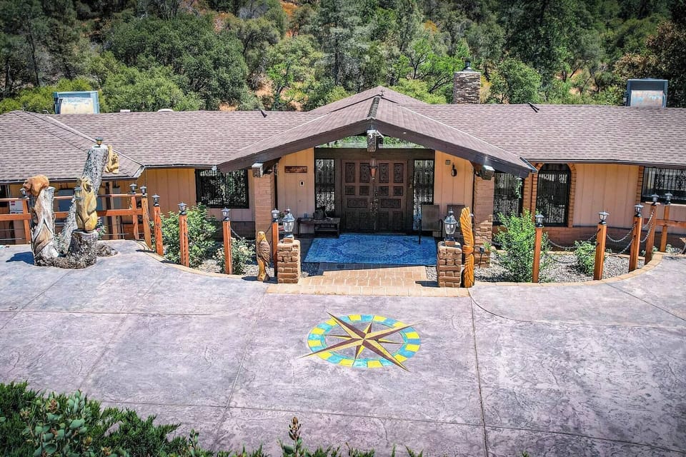 Front of the house - main entry door