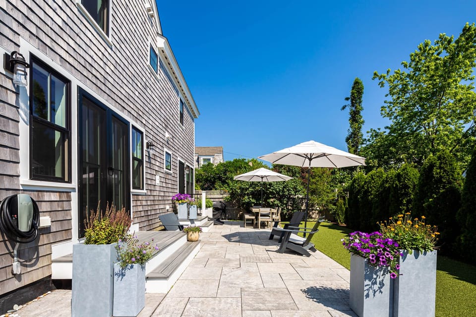 Back of house and yard