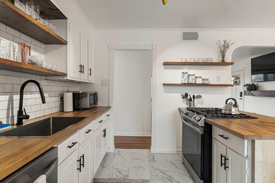Fully equipped  kitchen