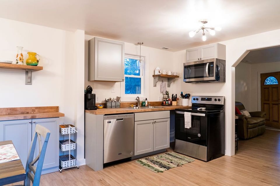 Fully stocked and organized kitchen