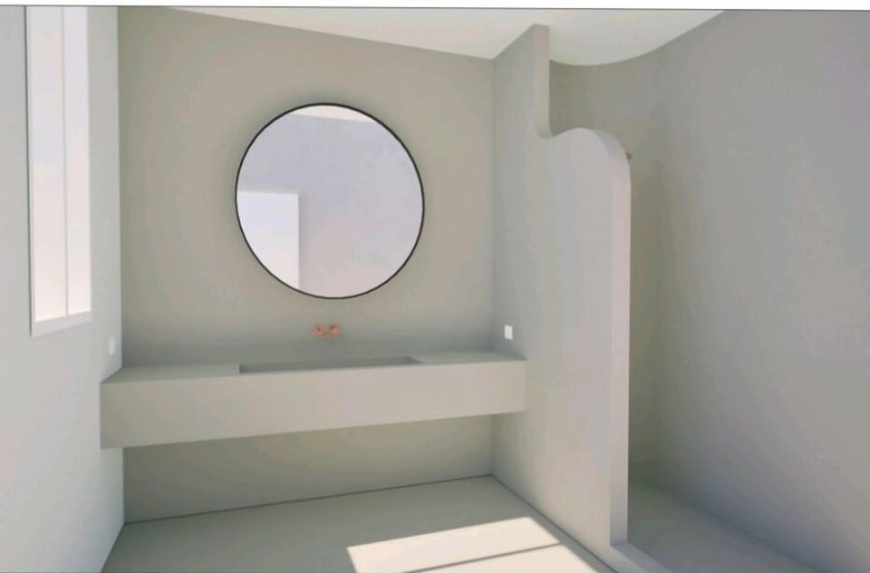 Family Duplex, Partial Sea View | Bathroom | Shower, rainfall showerhead, designer toiletries, hair dryer