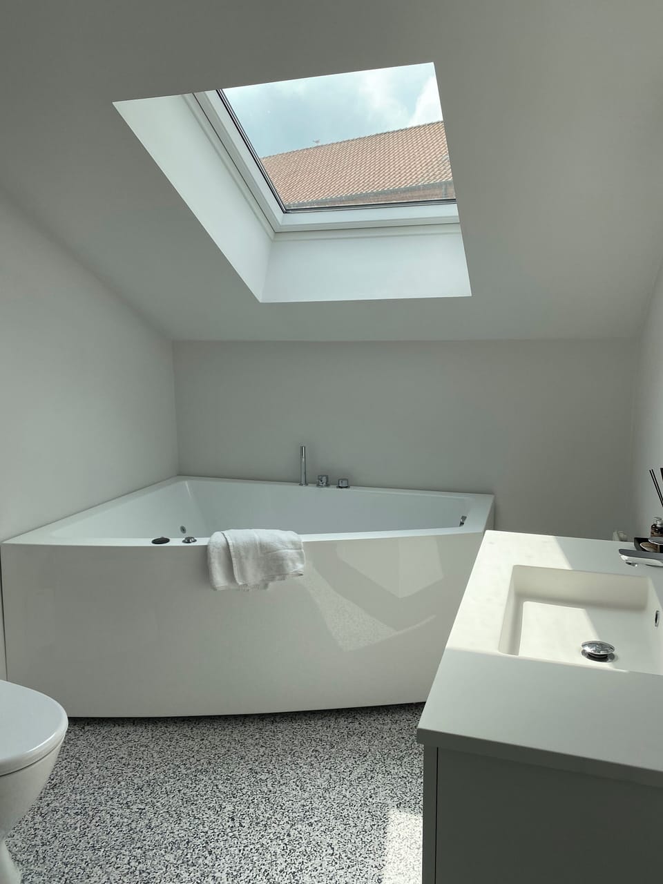 Junior Suite | Bathroom | Shower, eco-friendly toiletries, hair dryer, towels