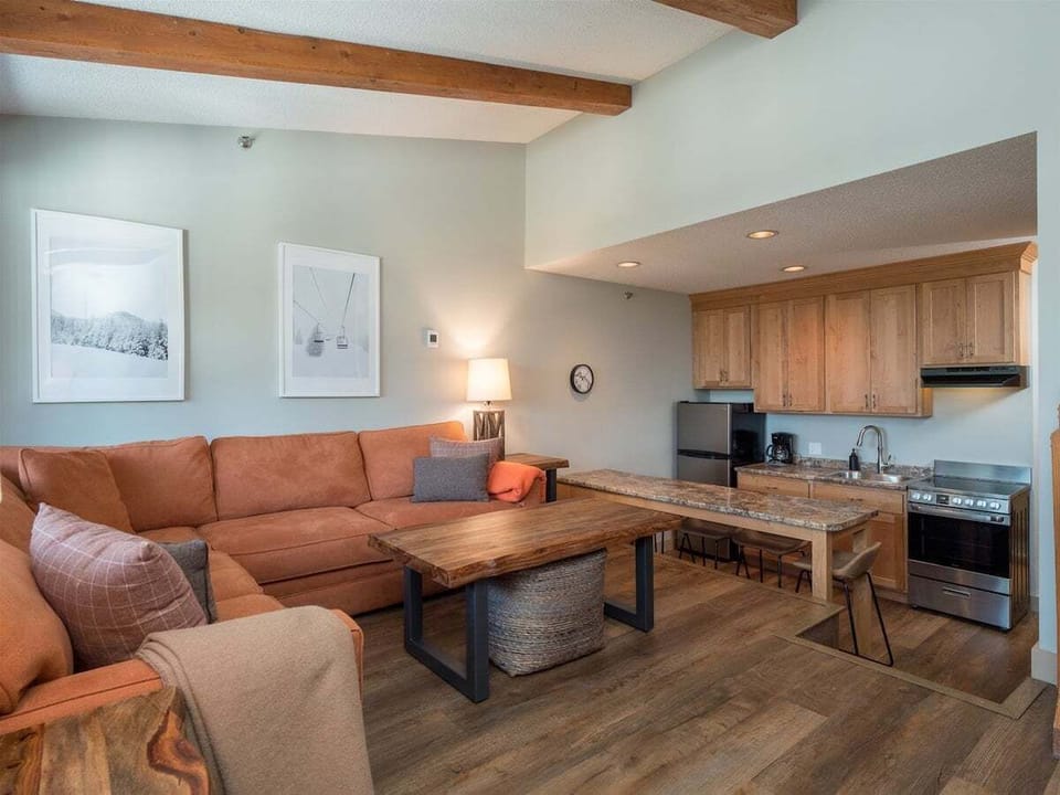 first floor has living room, dining area and kitchen