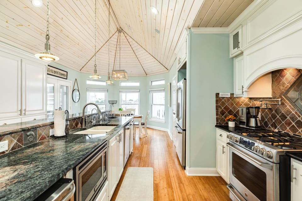 Plenty of counter space to prepare homecooked meals