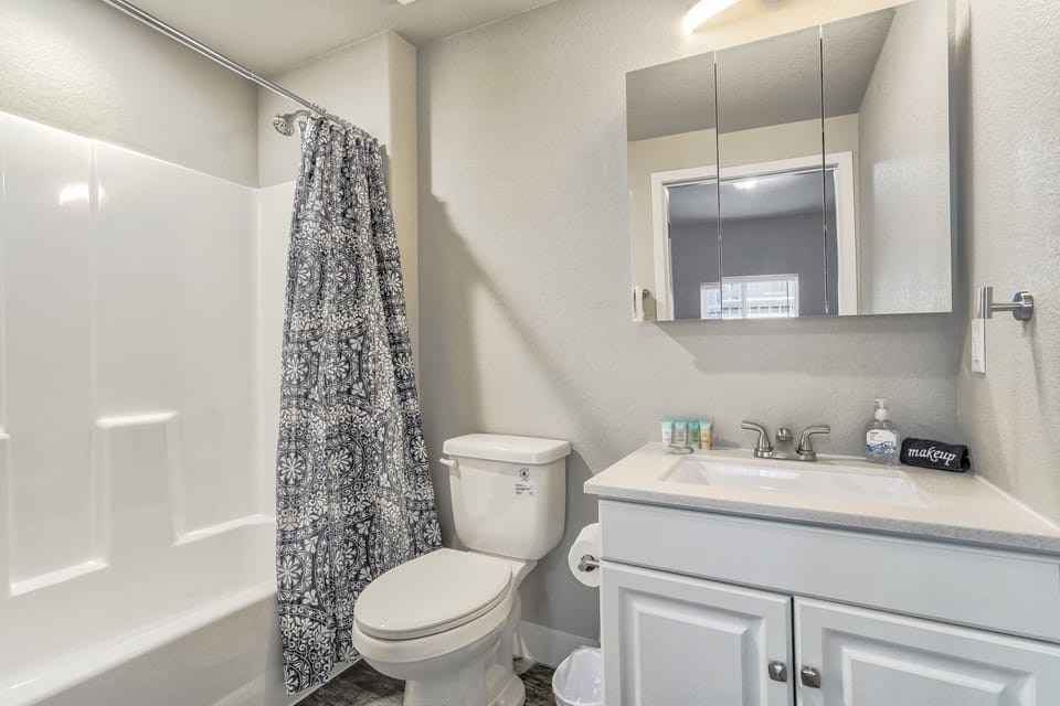 Full master bathroom