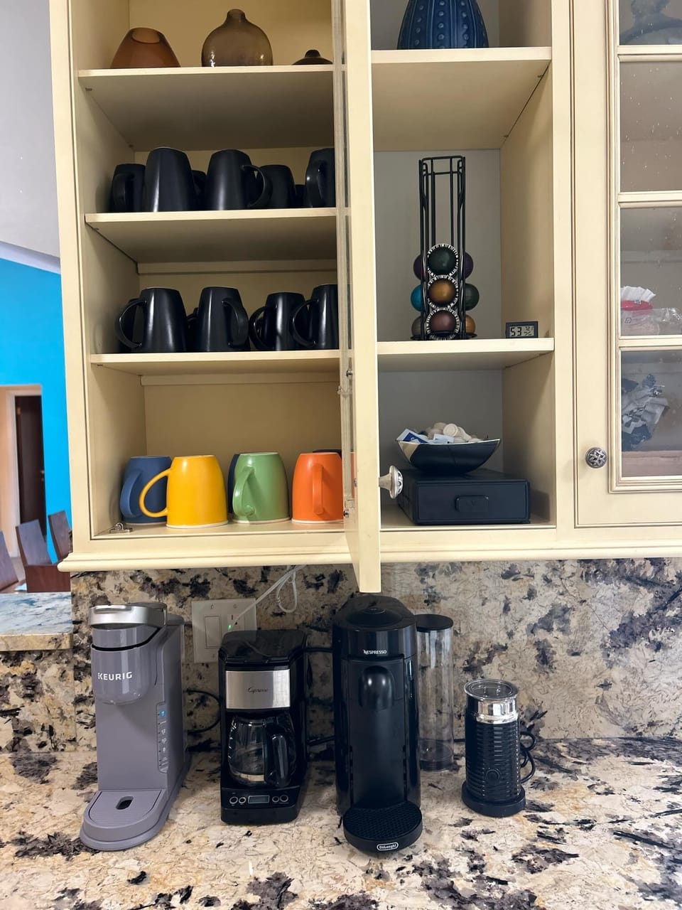 Help yourself to our complimentary coffee station