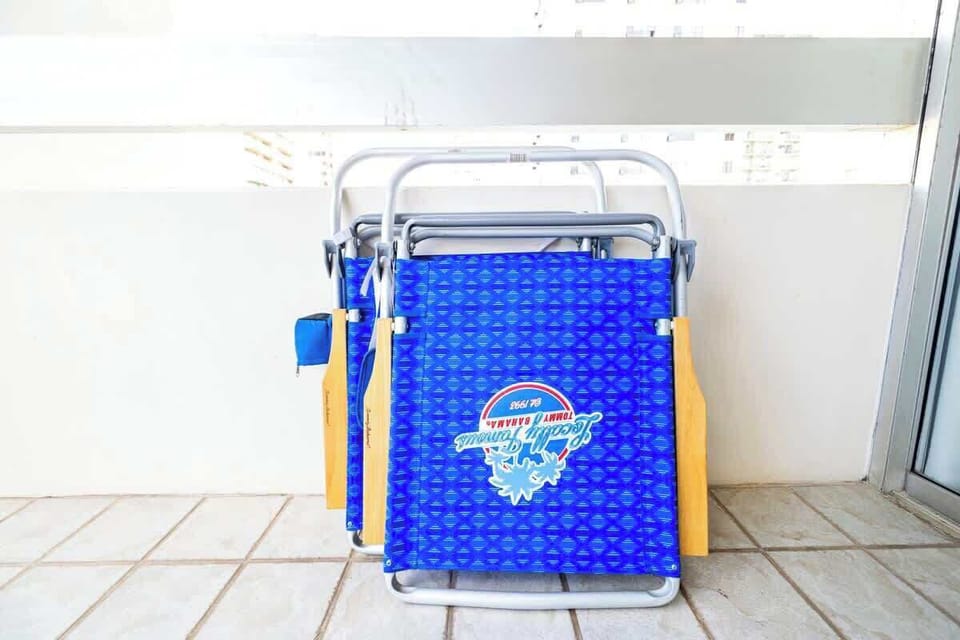 There are two beach chairs in the unit