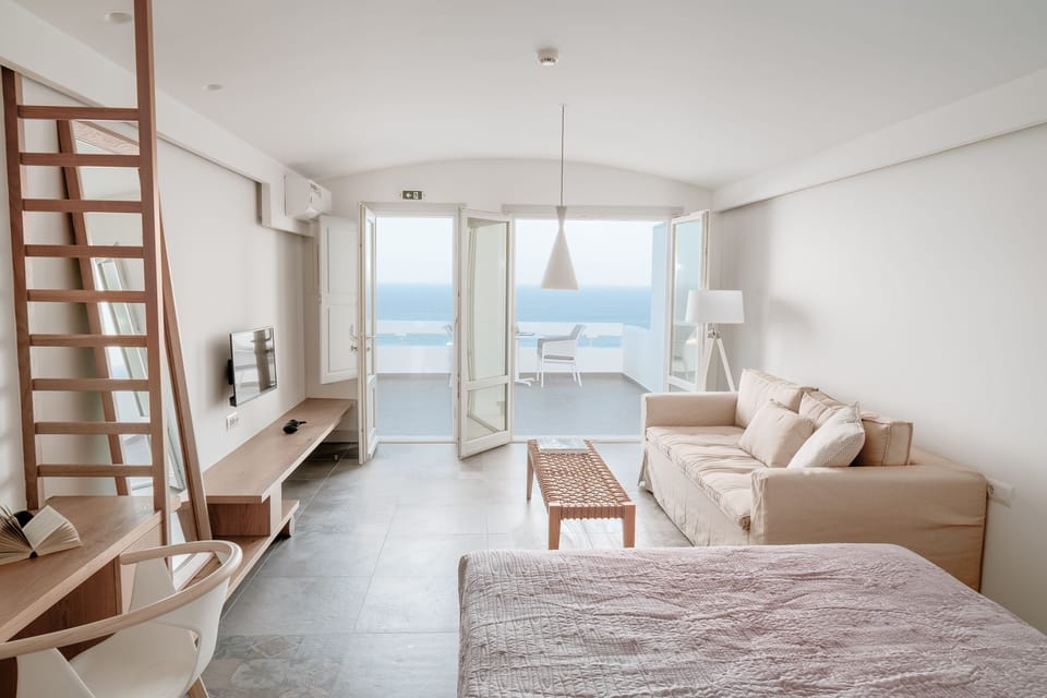 Deluxe Suite with Sea View and Outdoor Hot Tub | View from room