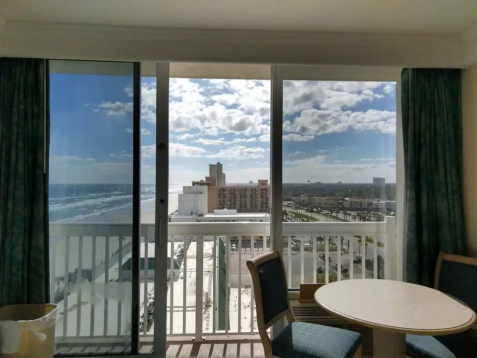 Views from window and balcony