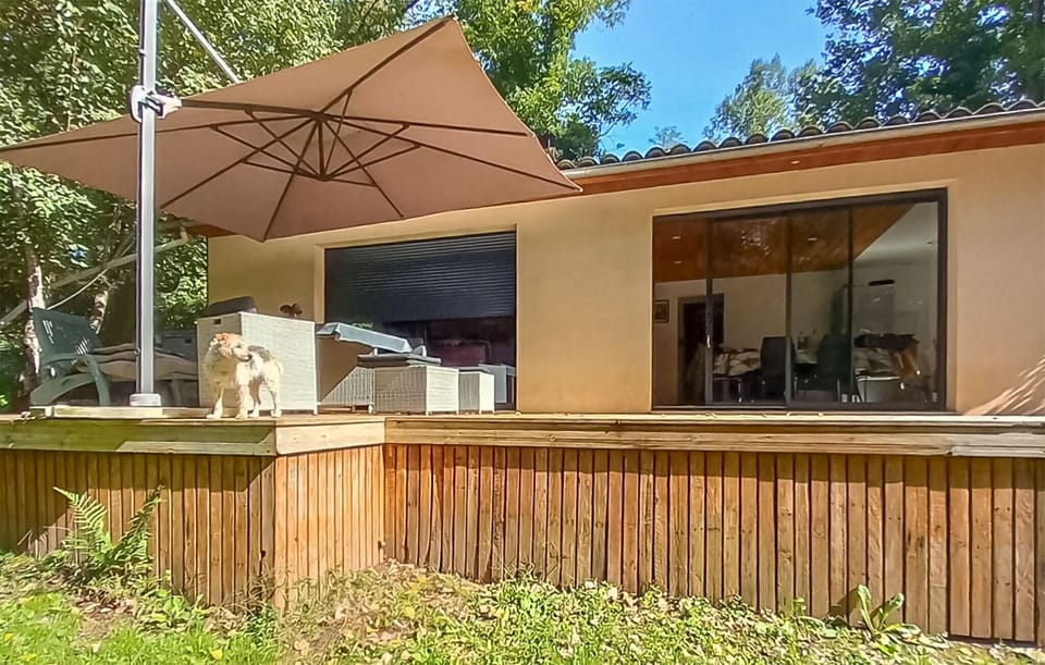 outside