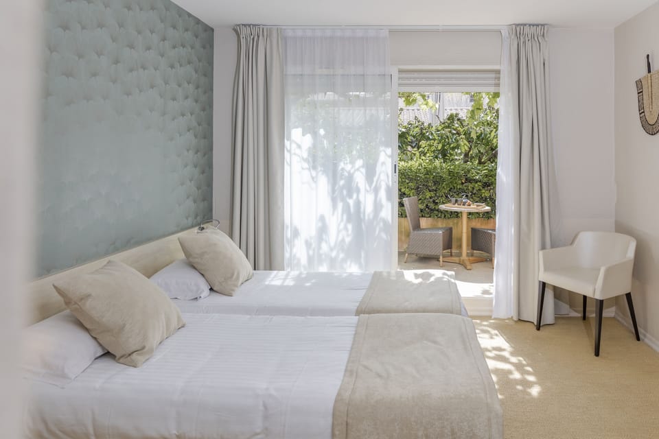 Twin Room, Terrace | Egyptian cotton sheets, premium bedding, individually decorated