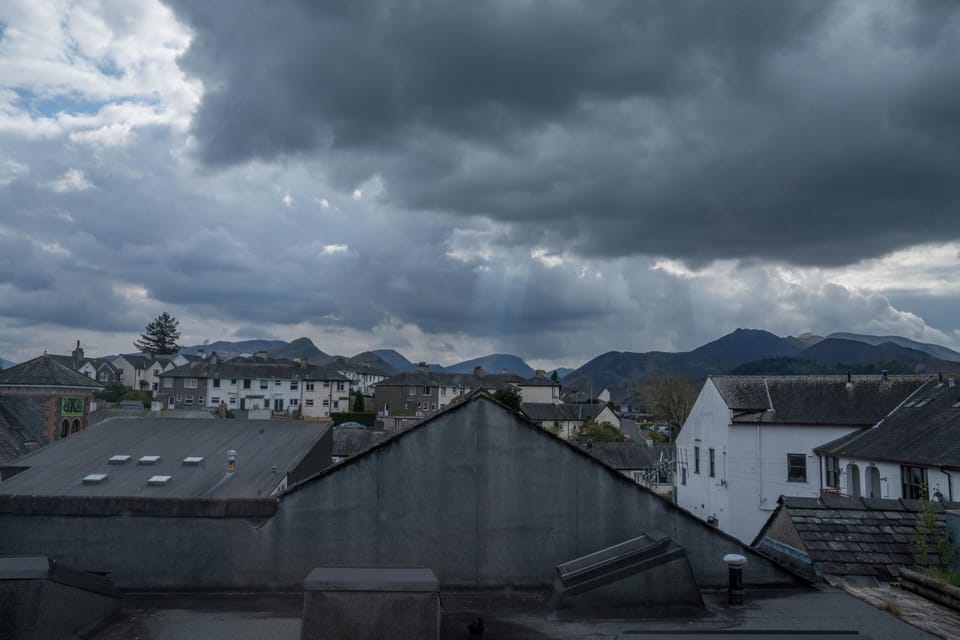 View from double bedroom upstairs