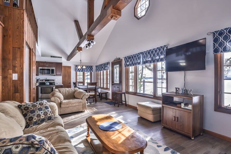 Huge open concept kitchen/living area