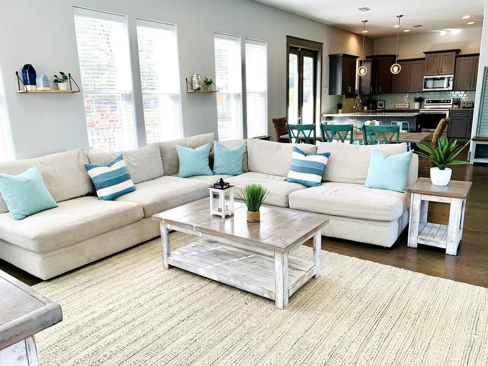 Spacious Kitchen/Dining/Living Area