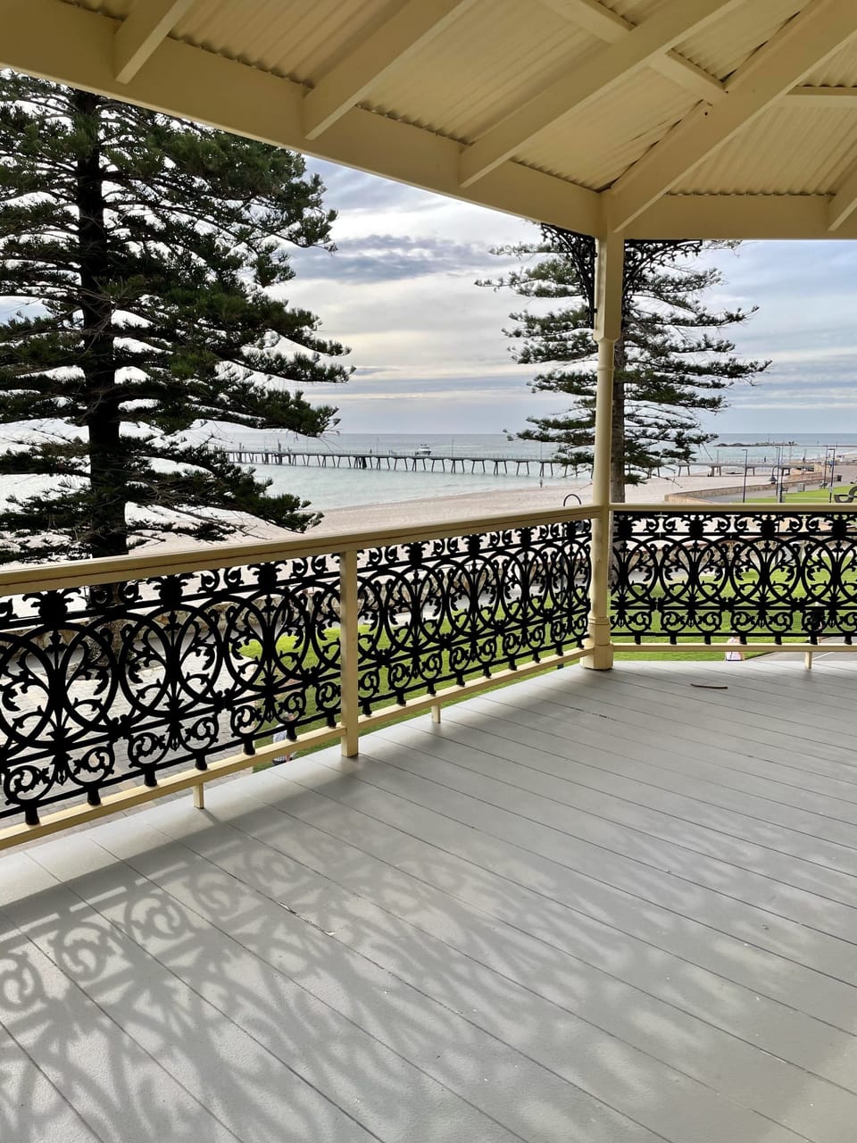 Upstairs unit with balcony access shared with Unit 5, providing picturesque vistas and a relaxing outdoor space.
