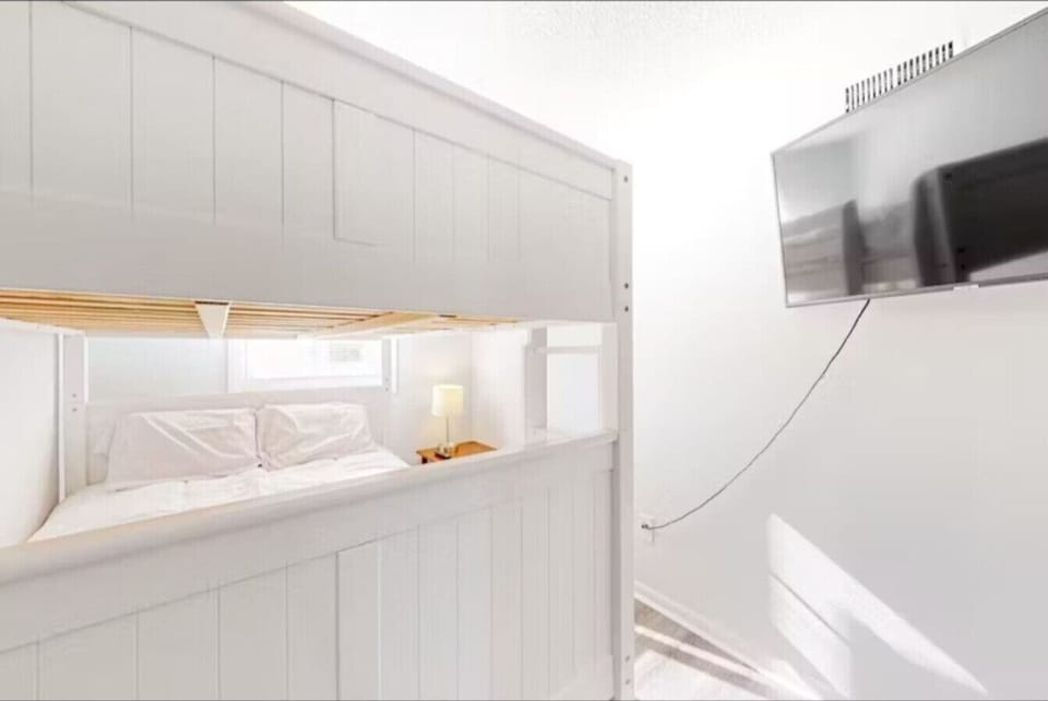 Bedroom 3 - Full Size Bunk Bed with TV