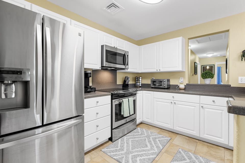 Well stocked updated kitchen