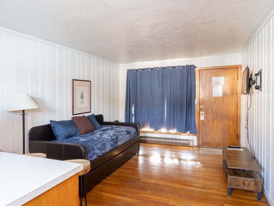 Apartment, 1 Bedroom, Non Smoking (1 King Bed with Sofabed) | Minibar, laptop workspace, blackout drapes, iron/ironing board