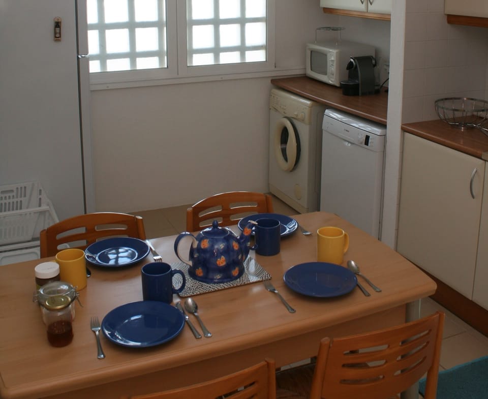 Kitchen with table