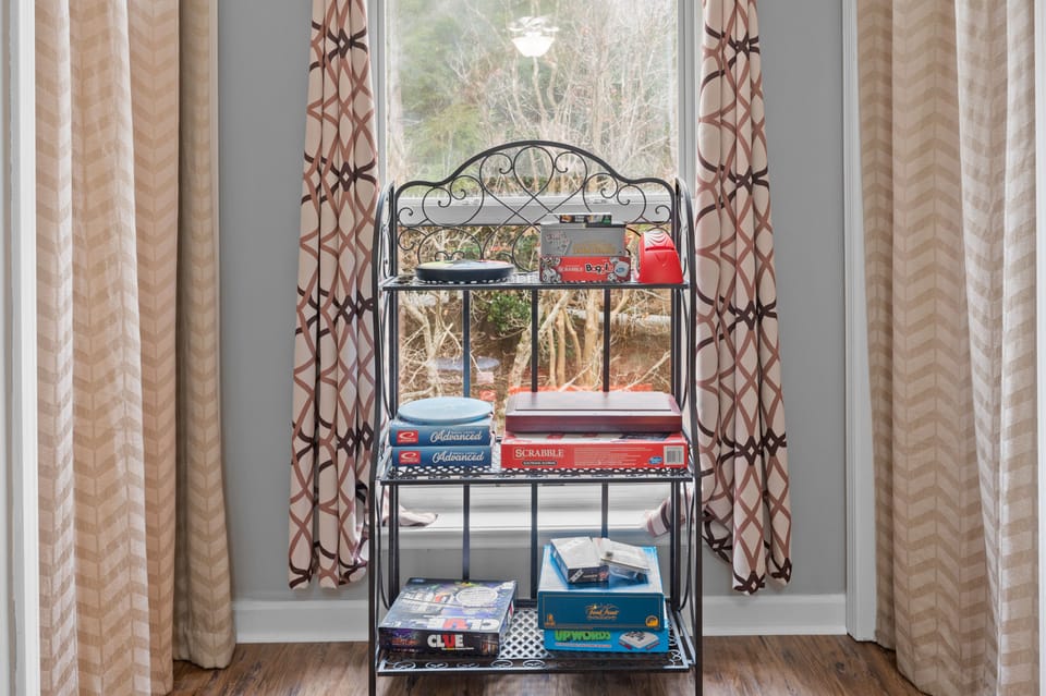 Family friendly board games abound for indoor fun.  You could also take the family out for Disc Golf, or enjoy a round of Corn Hole.