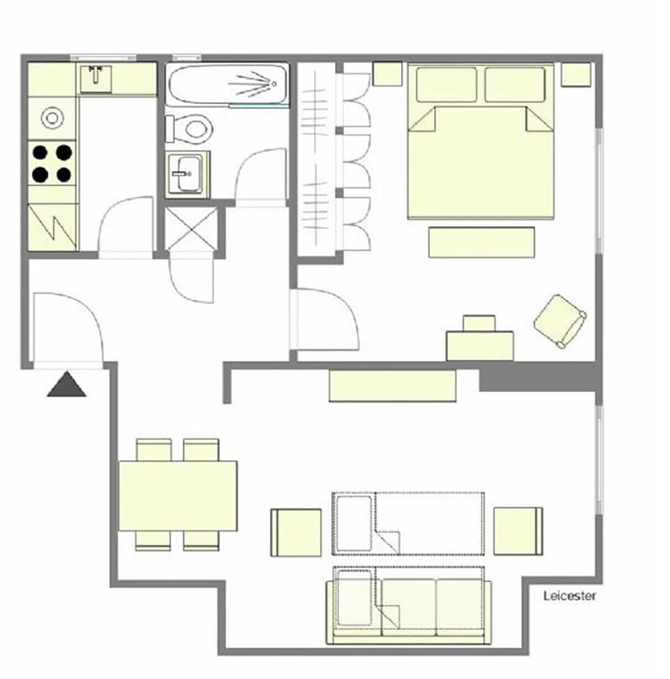 Leicester floorplan.