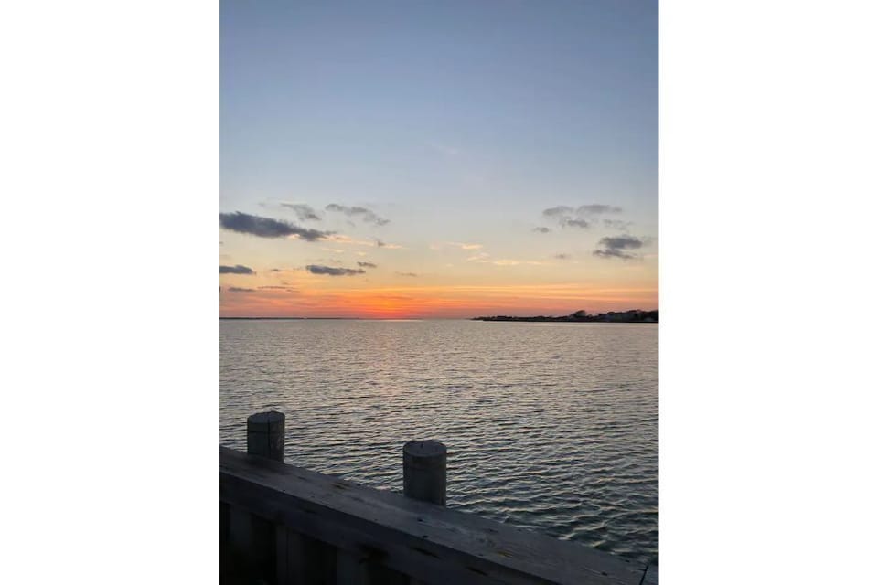 Sunset at Oneck Lane and Moriches Bay