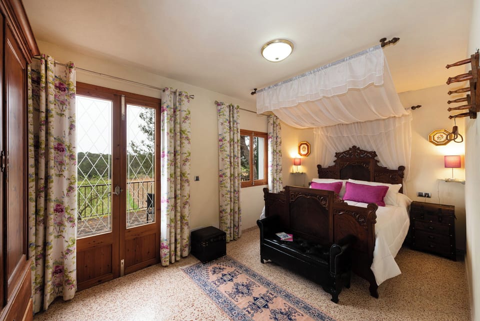 First bedroom with access to terrace