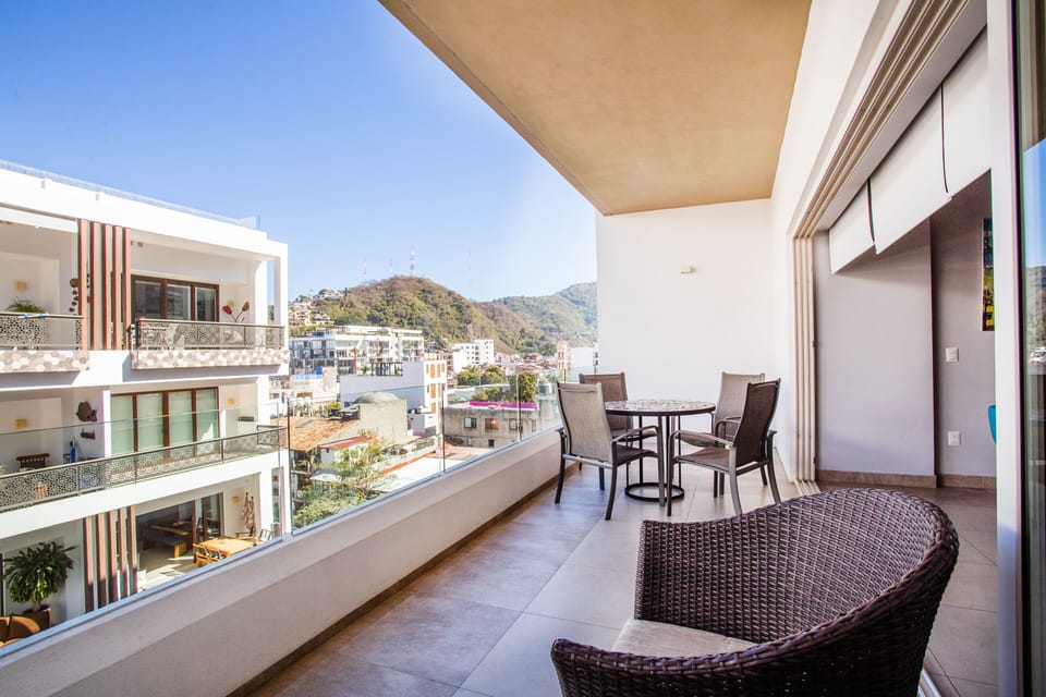 Beautiful mountain view from the private patio