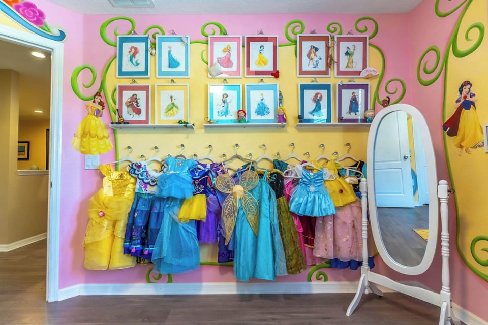 Where imagination comes to life: a magical dress-up corner!