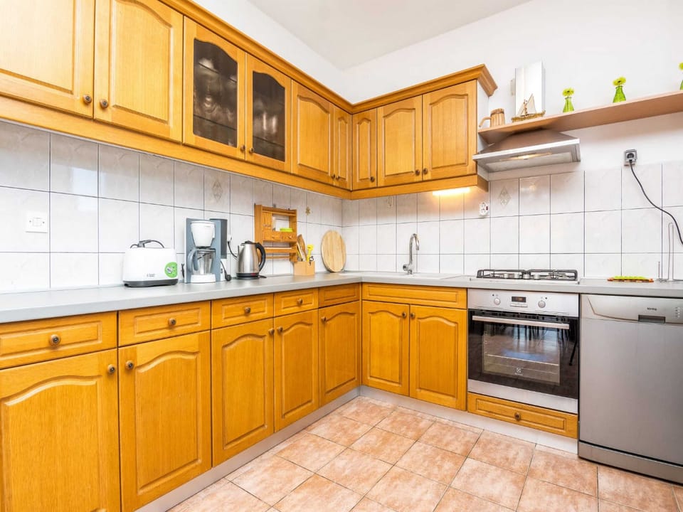 House (Four Bedroom Holiday Home with Swimmi) | Private kitchen | Fridge