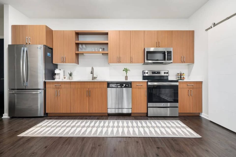 Open concept kitchen