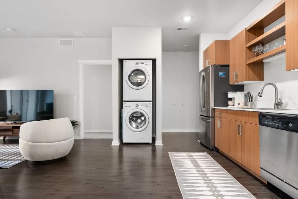 Washer and dryer