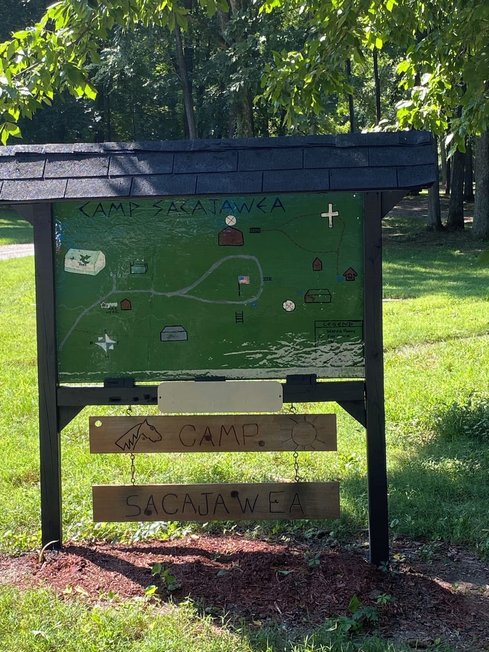 Original Camp Sacagawea signs 