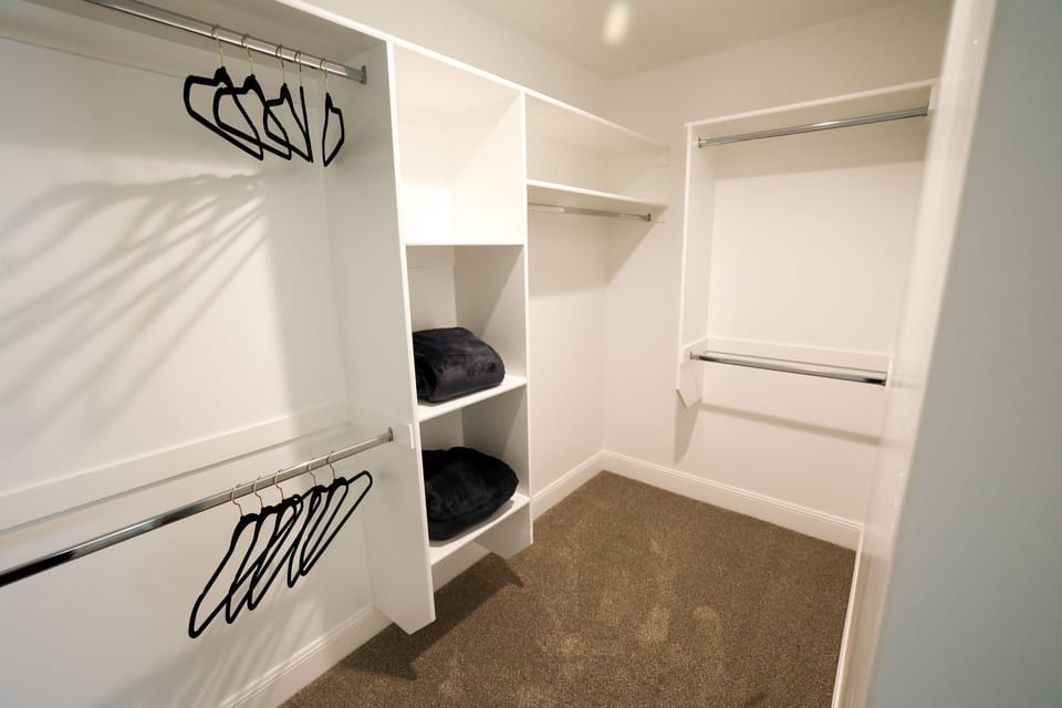 Master closet - large walk in closet