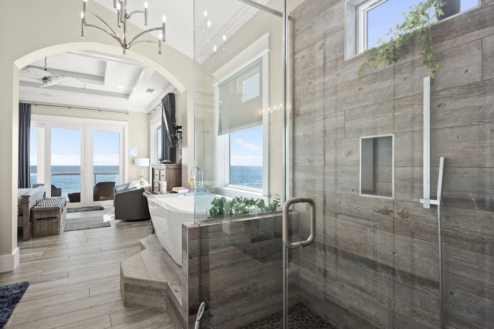 Shower with a view!