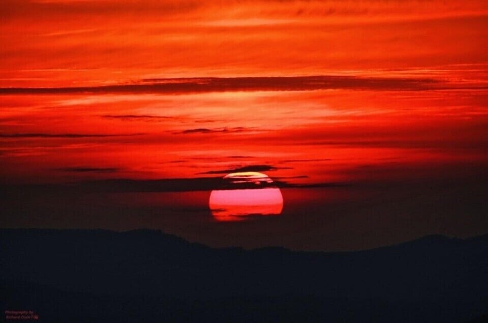 Pics taken by a guest off of the balcony!Stunning!