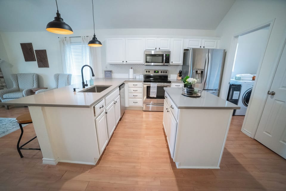 Fully loaded kitchen with everything you need to cook