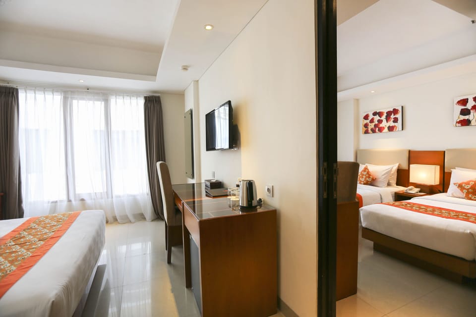 In-room safe, iron/ironing board, rollaway beds, free WiFi