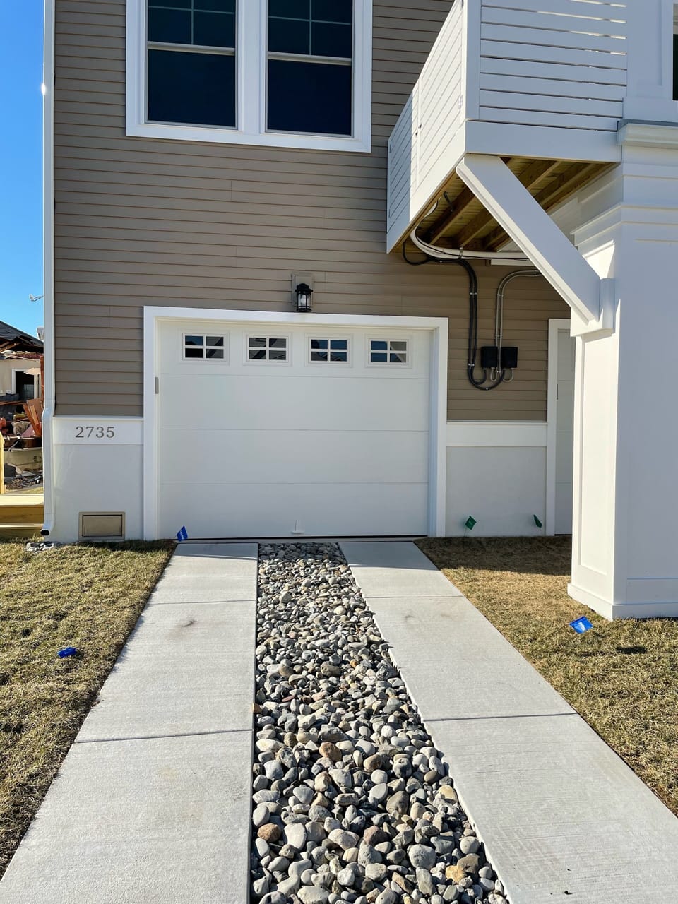 Parking for 2- 
1in driveway and 1 in garage