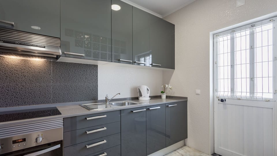 Bright and modern kitchen #sunny #airbnb #portugal #relax