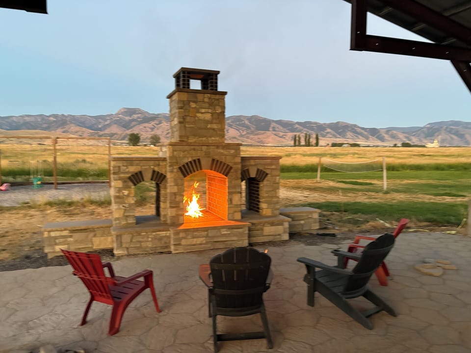 Outdoor Fireplace