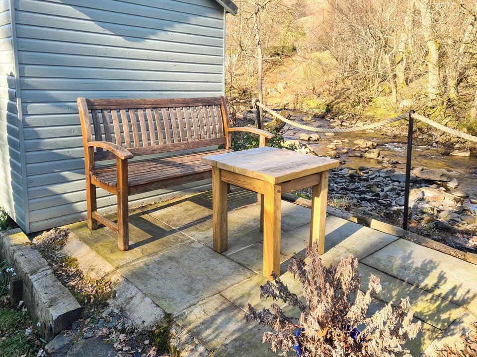 Secret patio | Weavers Cottage, Aberfeldy