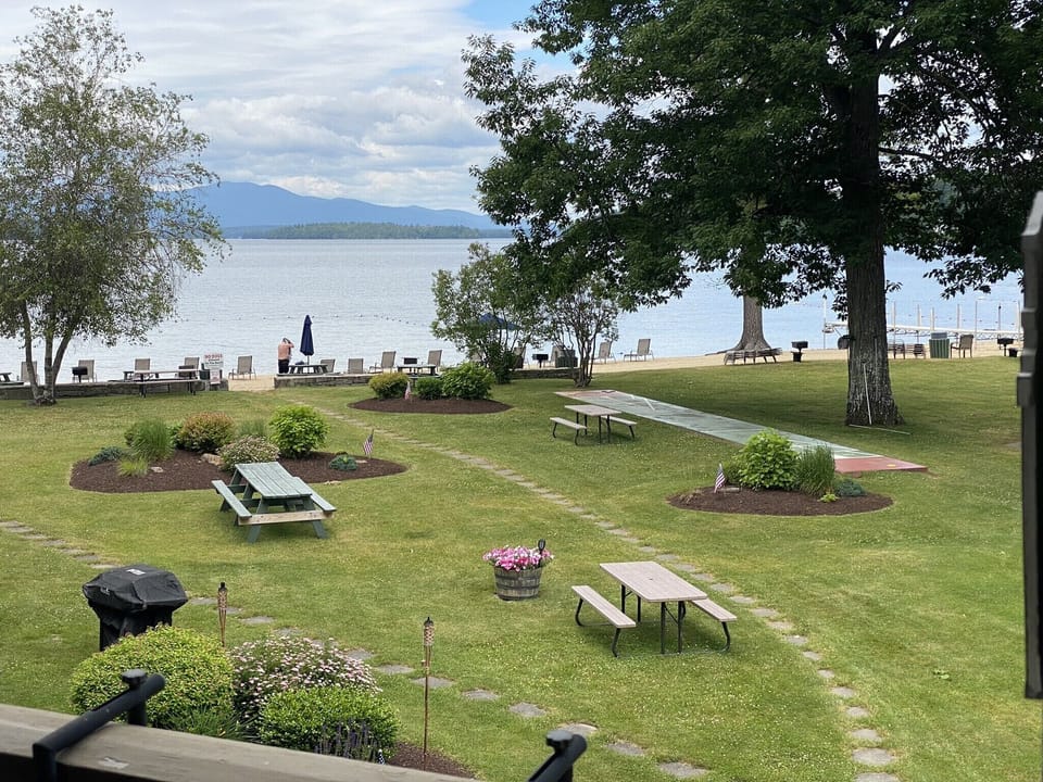 Shuffleboard with a view