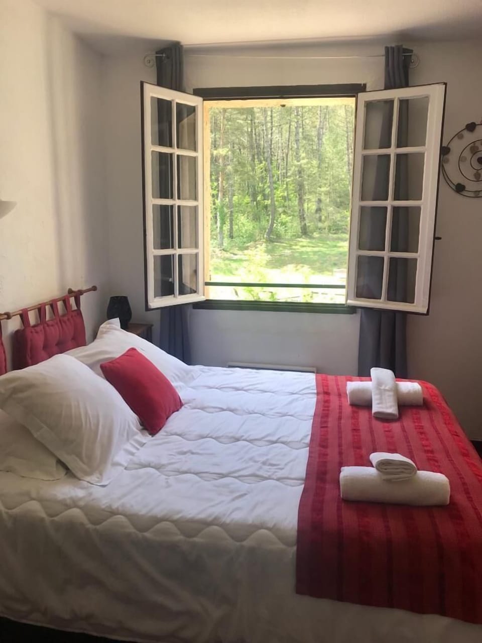 Premium bedding, memory foam beds, individually decorated