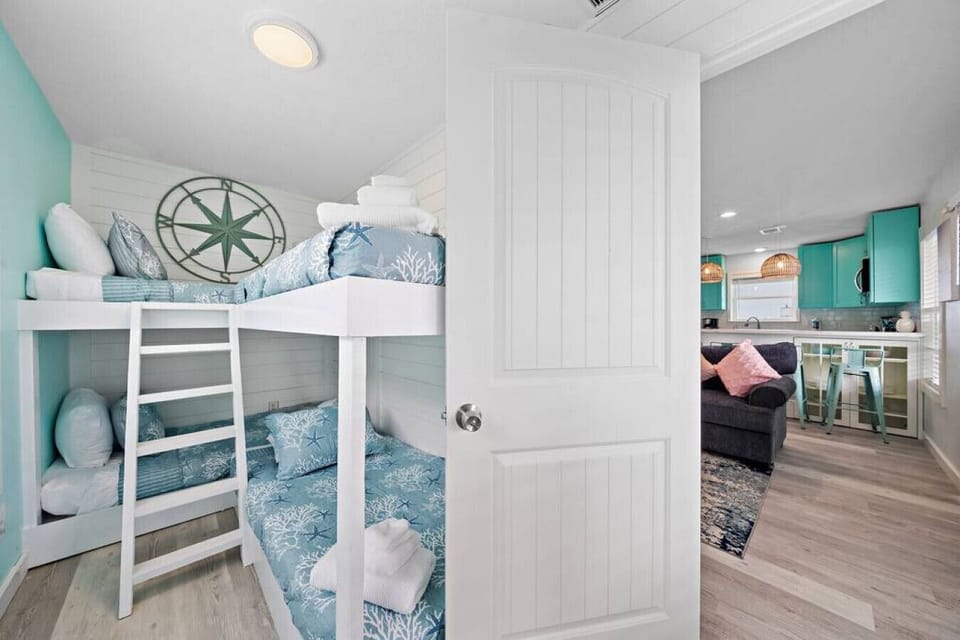 Imagine drifting off to sleep in this bedroom