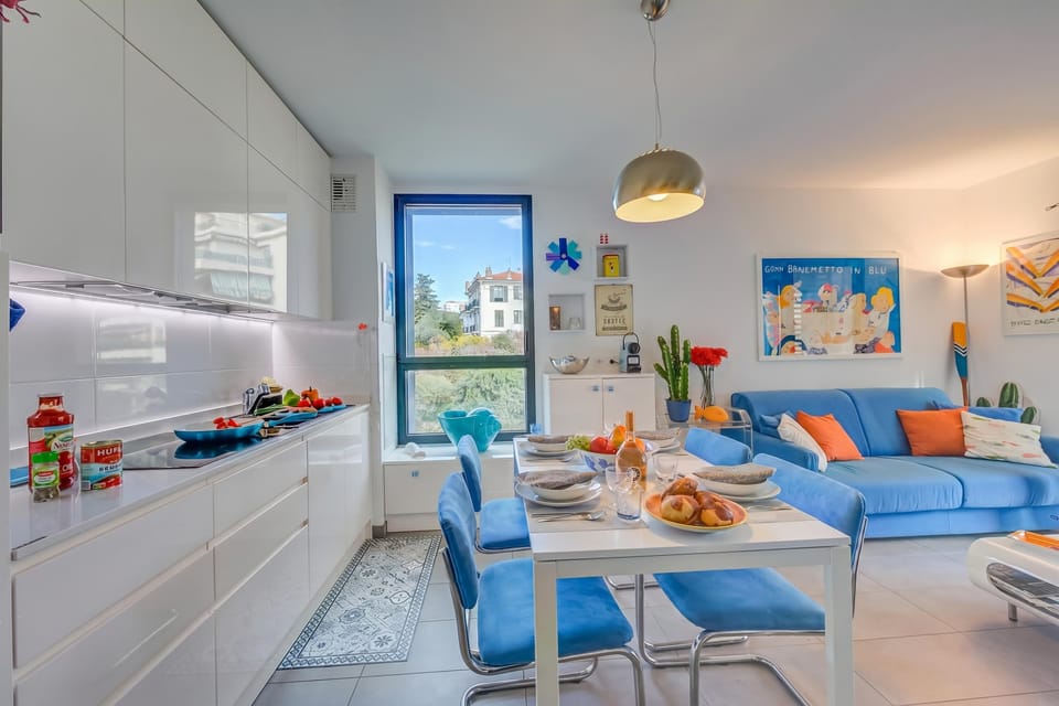 Kitchen and dining area