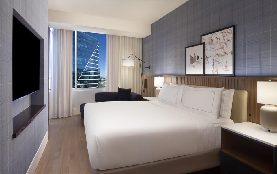 Premium bedding, pillowtop beds, in-room safe, desk