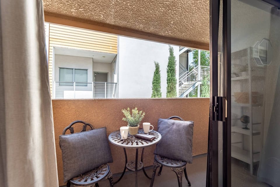 Enjoy first cup of coffee with this view right off our Master Bedroom